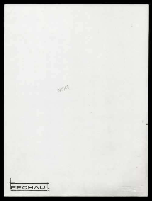 Tekening van de Belgische kunstenaar Eugene Eechaut