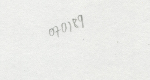 Tekening gemengde techniek, Zittend naakt 07 01 1989