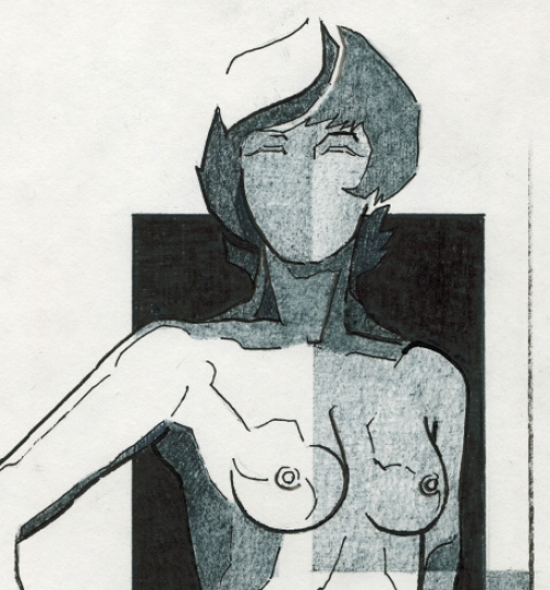 Collage van de Belgische kunstenaar Eugène Eechaut kopen