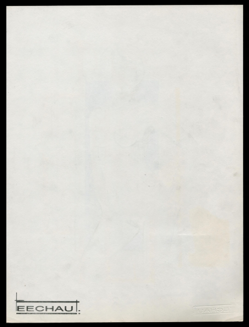 Tekening gemengde techniek,  naakt model 11 05 1979