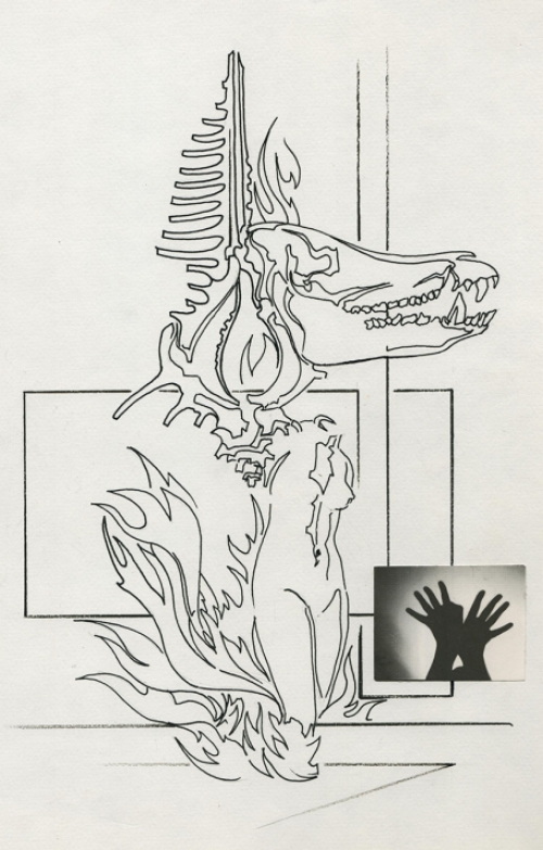 Collage van de Belgische kunstenaar Eugène Eechaut kopen