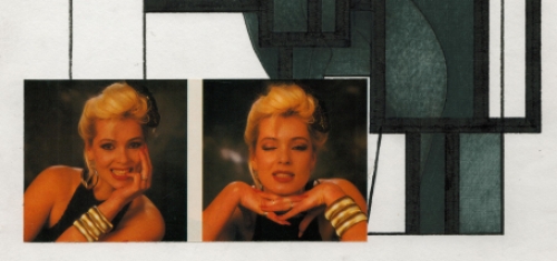 De Belgische kunstenaar Eugène Eechaut met een tekening