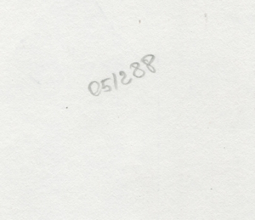 Tekening gemengde techniek van E. Eechaut