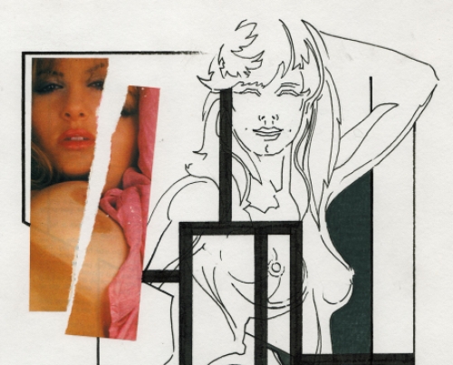 Collage van de Belgische kunstenaar Eugène Eechaut kopen