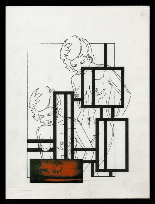 Kunstwerk uit 1988 van de Belg Eugène Eechaut kopen
