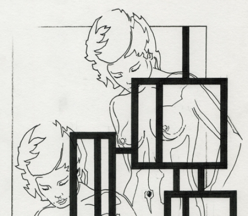 Collage van de Belgische kunstenaar Eugène Eechaut kopen