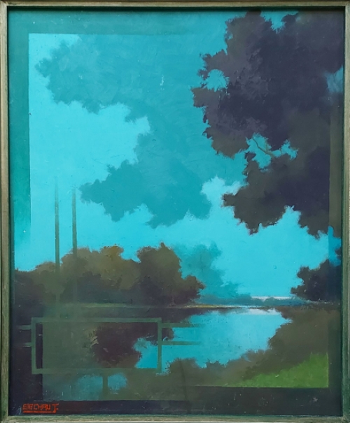 Schilderij van de Belgische kunstenaar Eugène Eechaut kopen