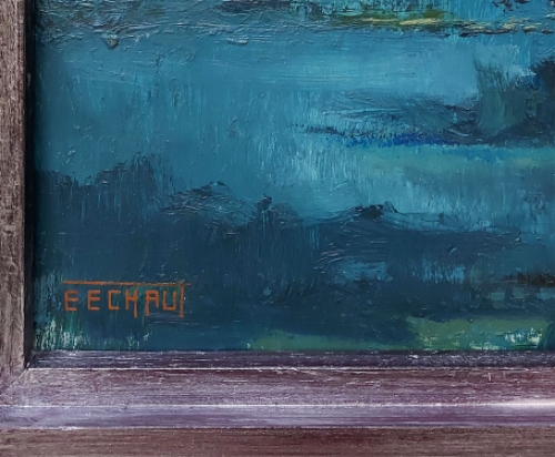 Expressief expressionistisch schilderij