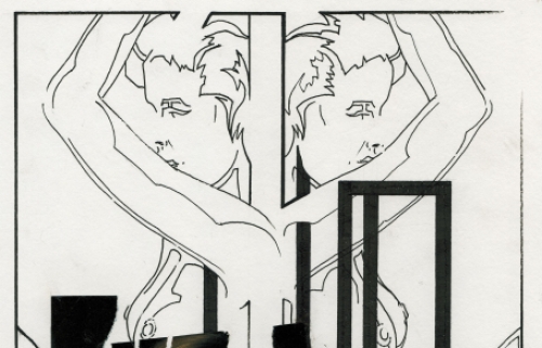 Collage van de Belgische kunstenaar Eugène Eechaut kopen