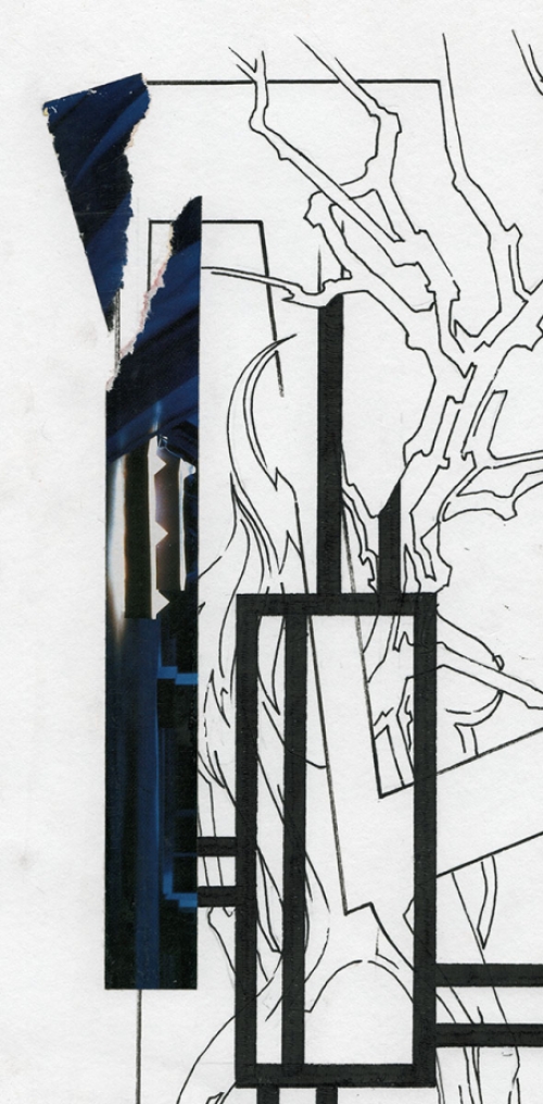 Collage van de Belgische kunstenaar Eugène Eechaut kopen