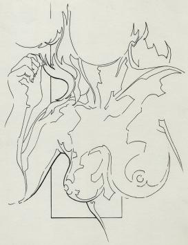 Pentekening van de Belgische kunstenaar Eugène Eechaut kopen