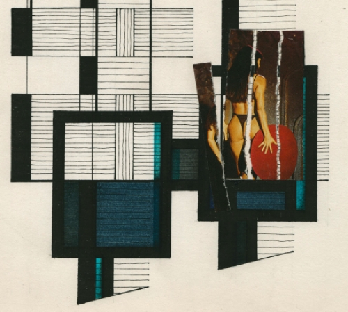 Collage van de Belgische kunstenaar Eugène Eechaut kopen