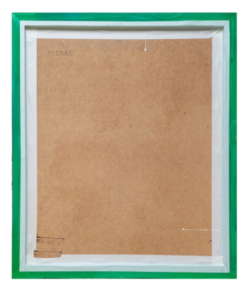 Landschap met 2 desolate boomstammen 31 03 85