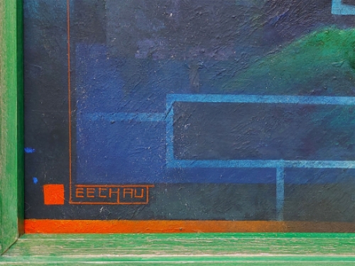 De Belgische kunstenaar Eugène Eechaut