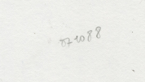 Tekening gemengde techniek,  naakte dame aan boom 1988