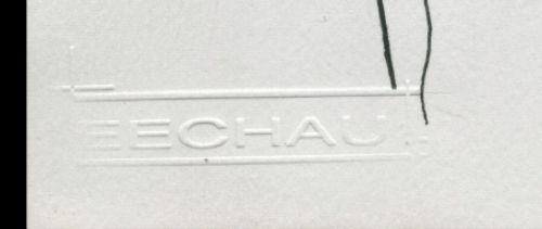 Eugène Eechaut met een tekening naakt