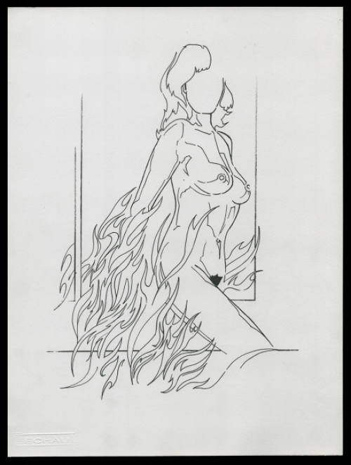 Kunstwerkje, gestileerd naakt uit 1982