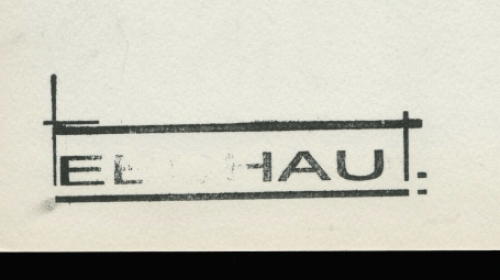 Tekening Naakte dame en het oog 26 08 82