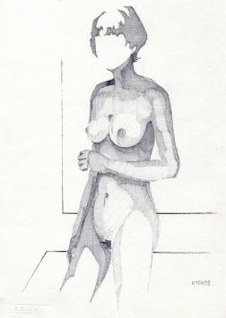 Tekening van de Belgische tekenaar Eugène Eechaut