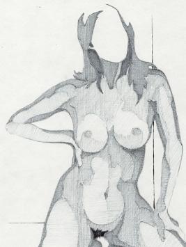 Naakttekening van de Belgische kunstenaar Eugène Eechaut kopen