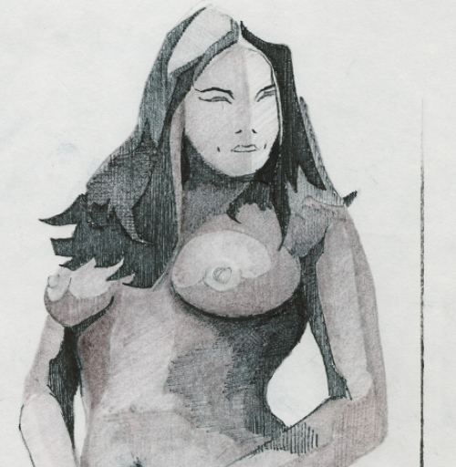 Tekening van de Belgische kunstenaar Eugène Eechaut kopen