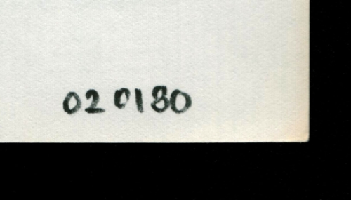 Schaduwtekening, zittende peinzende vrouw 02 01 80