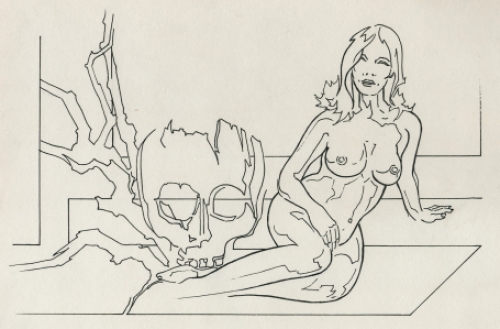 Tekening van de Belgische kunstenaar Eugène Eechaut kopen