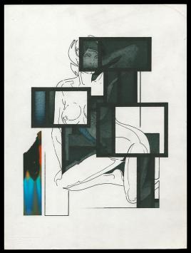 Kunstwerkje op papier van de Belgische kunstenaar Eugène Eechaut kopen