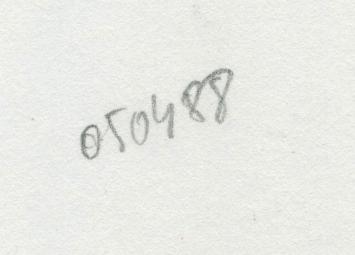 Blokcollage poserende naakte dame 0504 1988