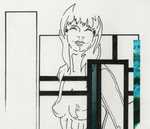 Collage van de Belgische kunstenaar Eugène Eechaut kopen