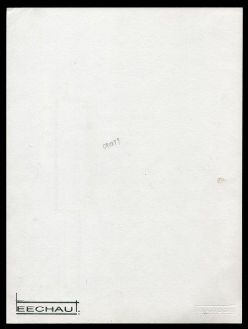 Tekening gemengde techniek,  naakte boomdame 09 08 89