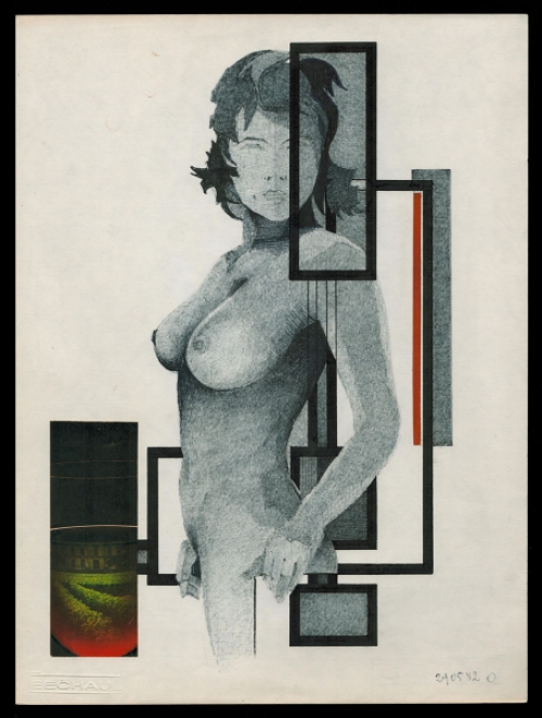 Kunstwerk op papier van de Belgische kunstenaar Eugène Eechaut kopen