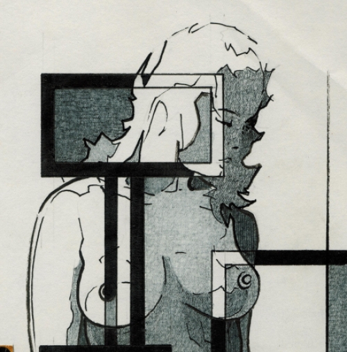 Collage van de Belgische kunstenaar Eugène Eechaut kopen