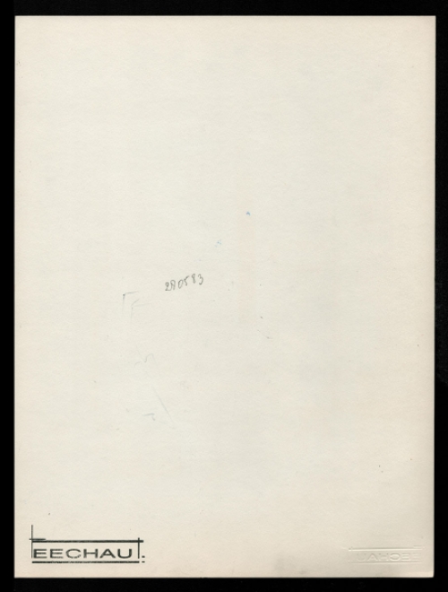 Tekening gemengde techniek, Staande naakte dame 28 05 1983