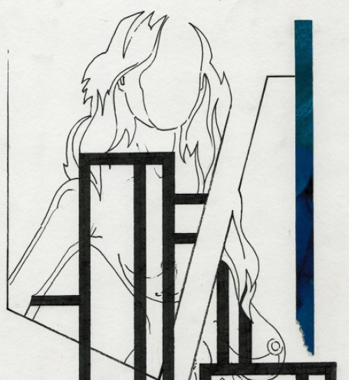 Collage van de Belgische kunstenaar Eugène Eechaut kopen