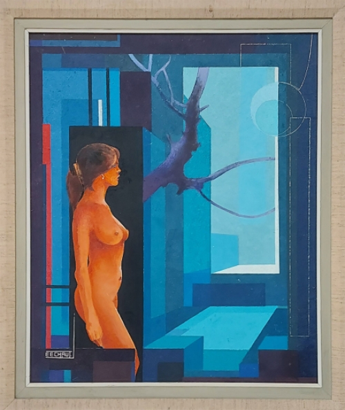 Schilderij van de Belgische kunstenaar Eugène Eechaut kopen