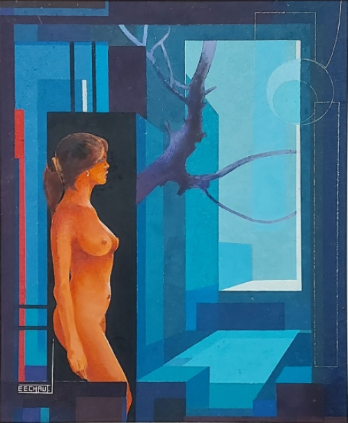 Olieverfschilderij van de Belgische kunstenaar Eugène Eechaut kopen