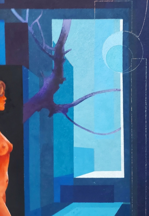 De Belgische kunstenaar Eugène Eechaut