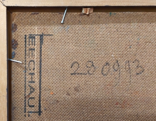 De Belgische kunstenaar Eugène Eechaut