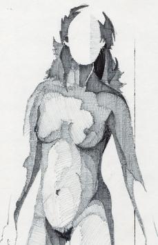 Eugène Eechaut met een naakt uit 1978