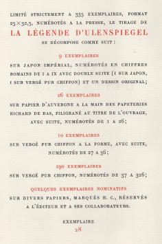 La légende d'Ulenspiegel 1947 Ex 28 Suite pag 221