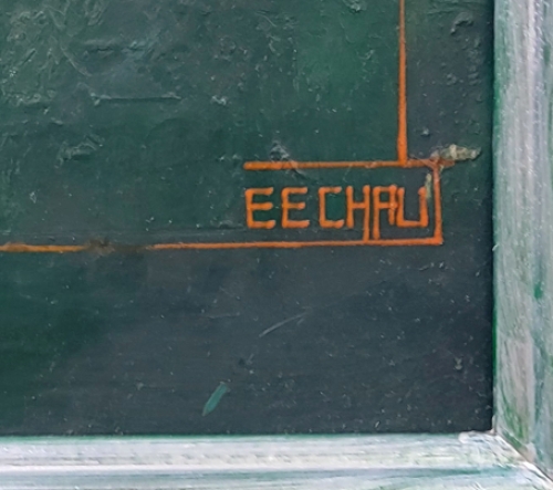 De Belgische kunstenaar Eugène Eechaut