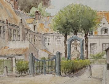 Begijnhof Lier door Egide Van der Paal