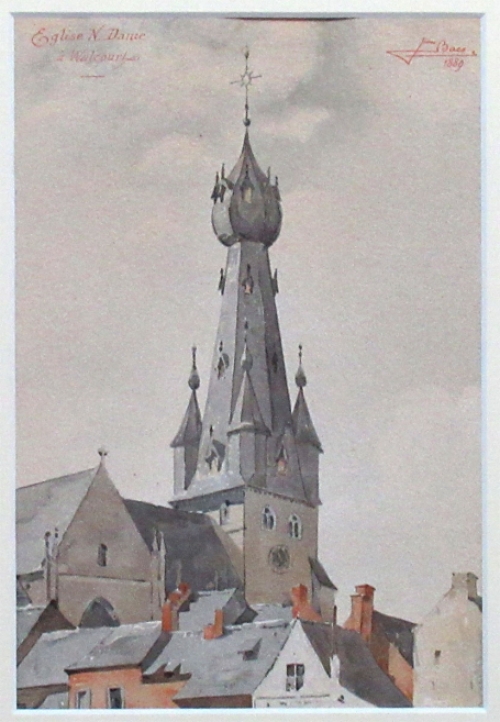 Schilderijtje van Jean Baes kopen uit 1889