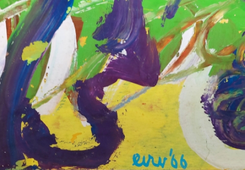 Schilderij van de Belgische kunstschilder Emile (Mil) Van Wingerden alias EKVIN Walter