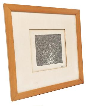 Drawing, Rings and strings 1975