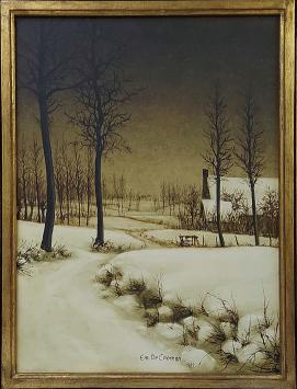 Belgische kunstschilder Emiel de Cooman