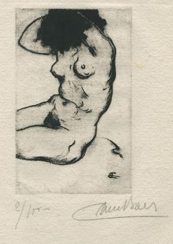 Ets van de Belgische etser Emile Baes kopen