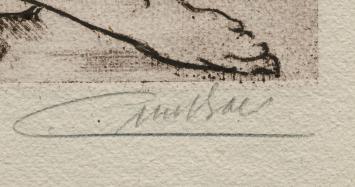 Naakt zittende dame van Emile Baes