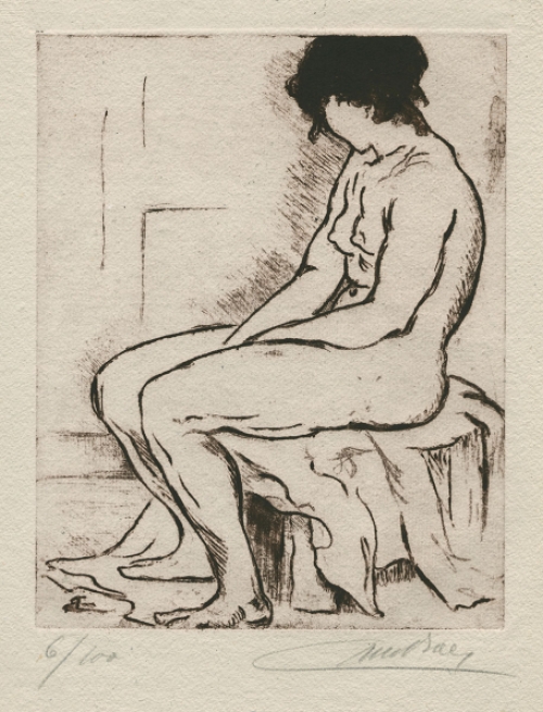 Ets vande Belgische kunstenaar Emile Baes kopen